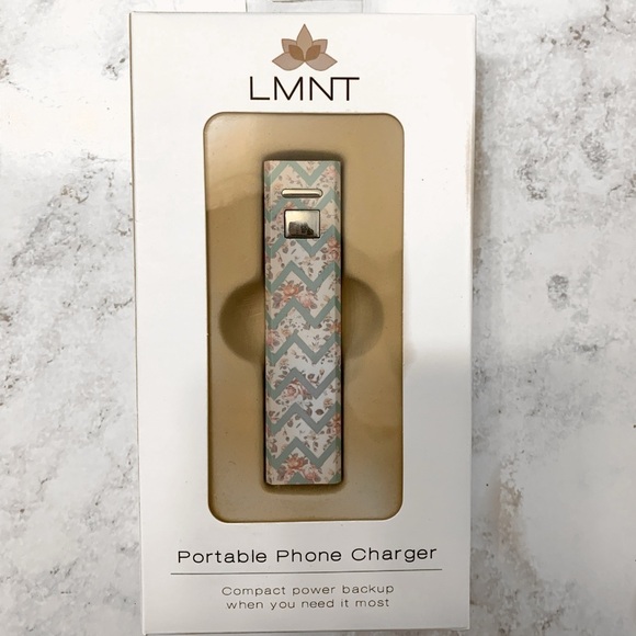 Floral Portable Power Bank - Picture 2 of 3